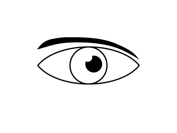 Piercing of the eye area
