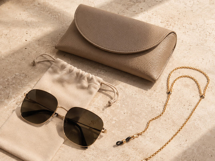 Sunglass ribbons and sunglass chains