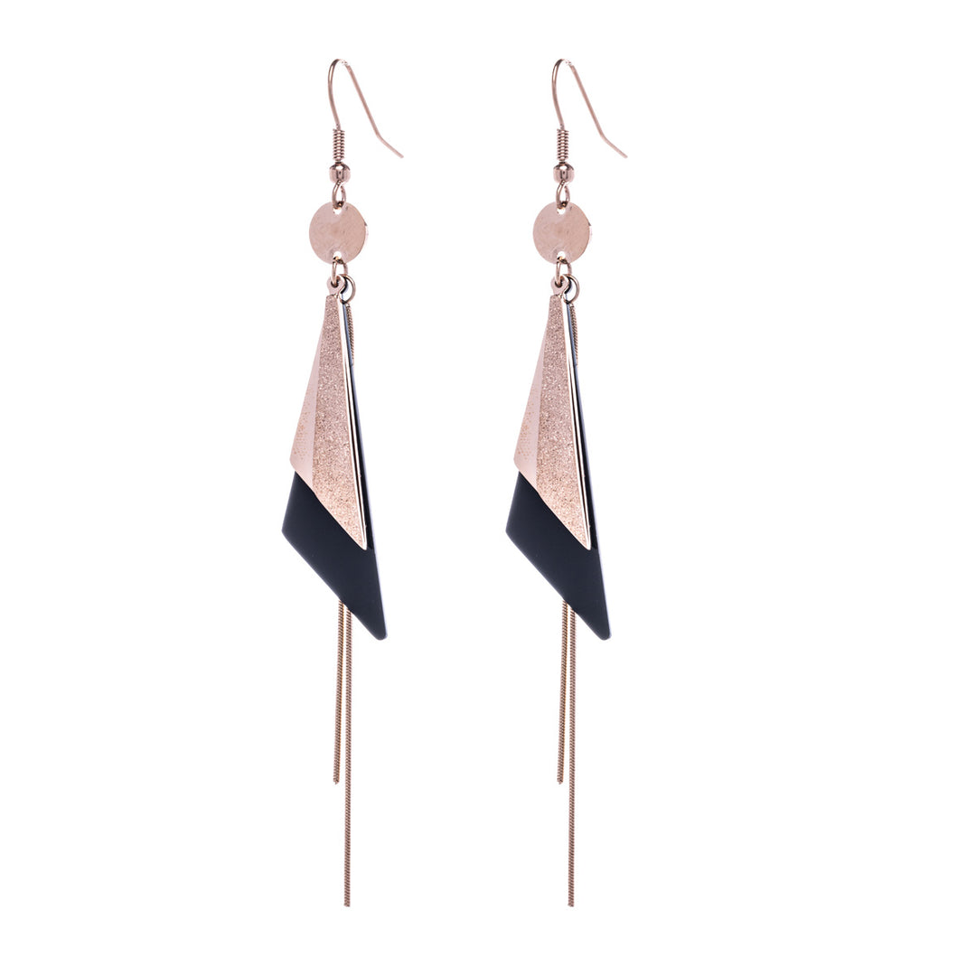 Hanging triangles earrings (Steel 316L)