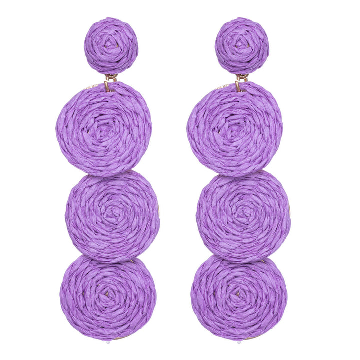 Paper threads Drop earrings