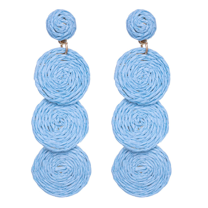 Paper threads Drop earrings