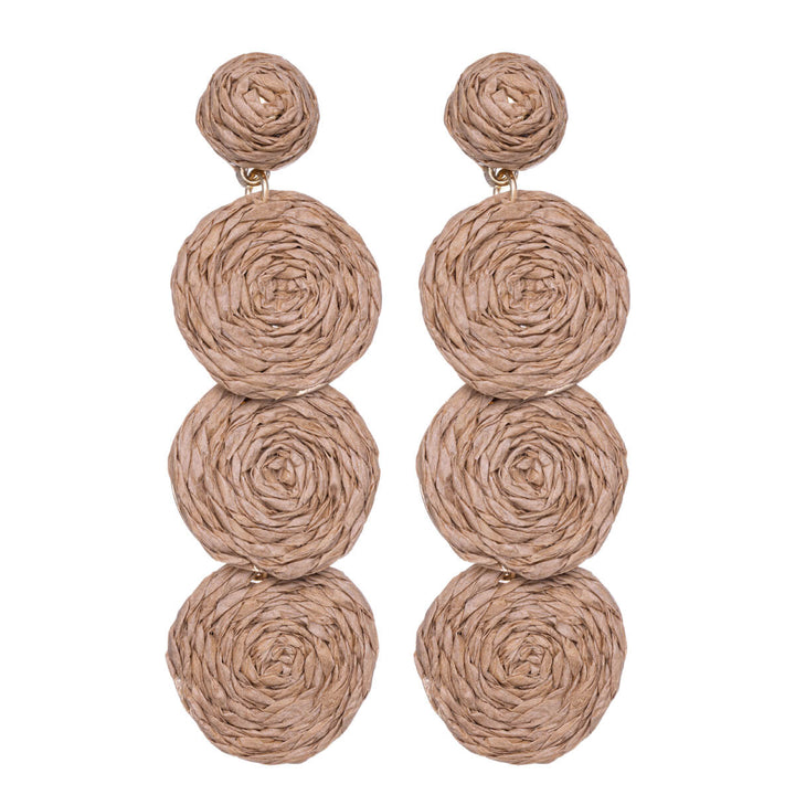 Paper threads Drop earrings