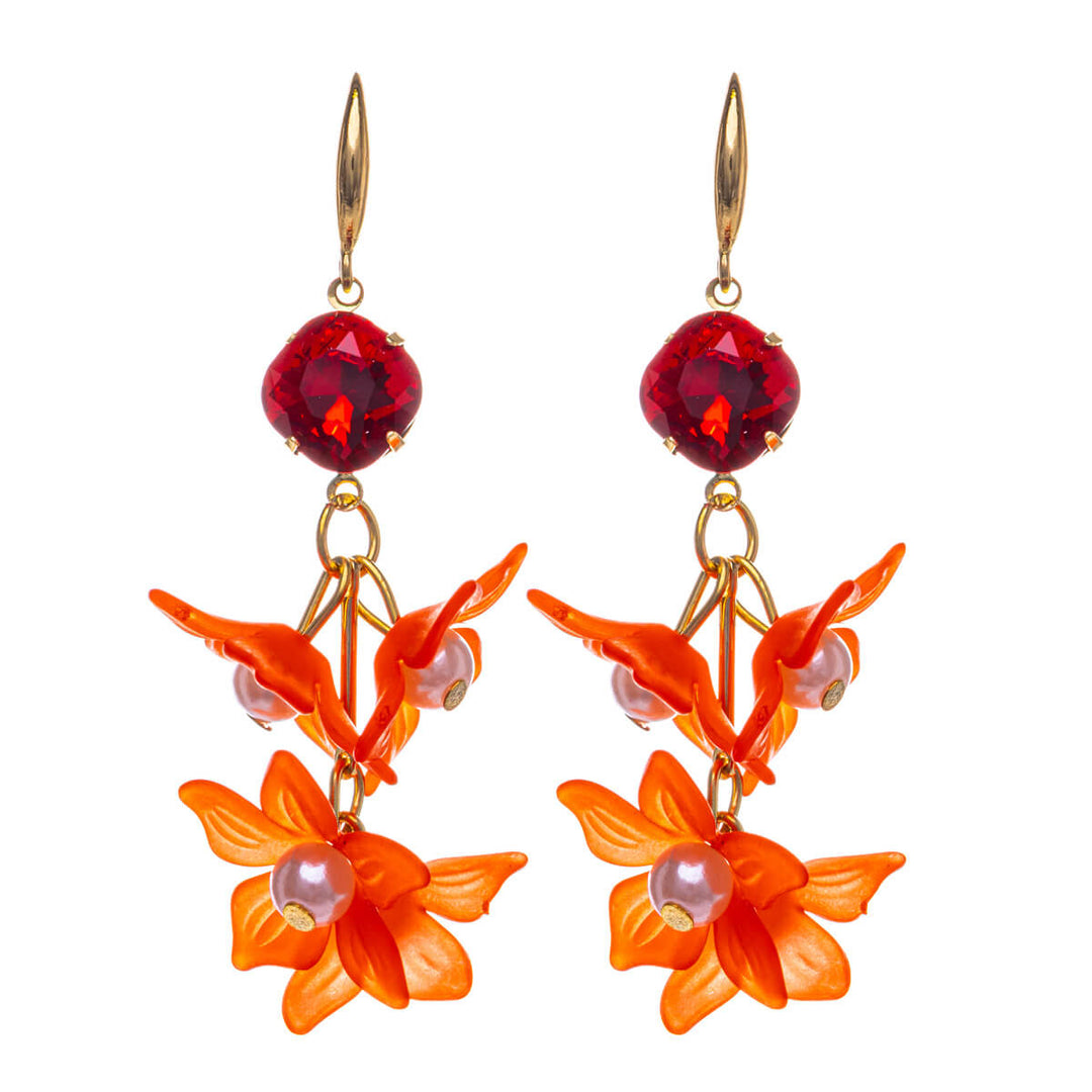 Vibrant Drop earrings cauliflower