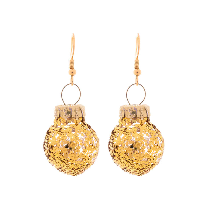 Hileiset Christmas ball earrings ø2cm (Steel 316L)