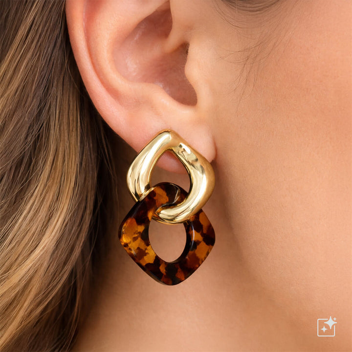 Large chain earrings (316L steel)