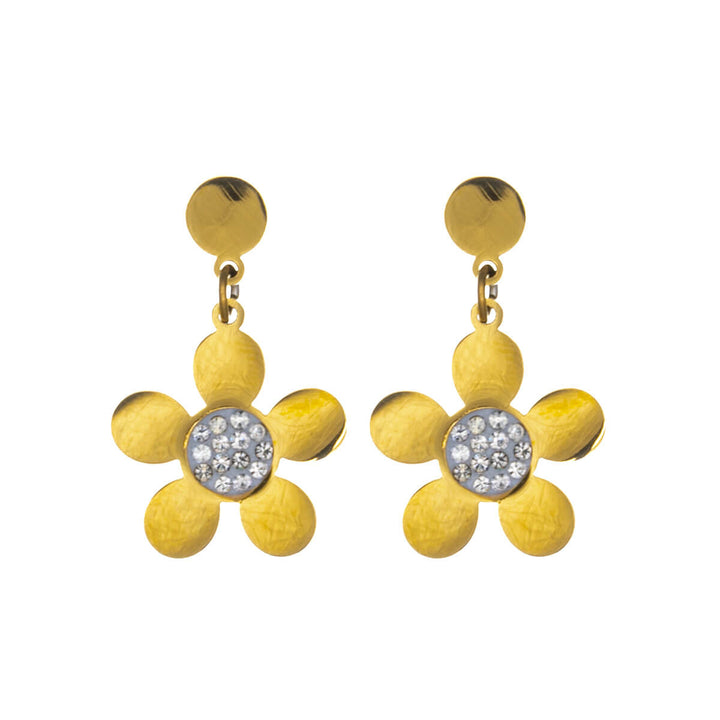 Delicate flower earrings – 316L surgical steel