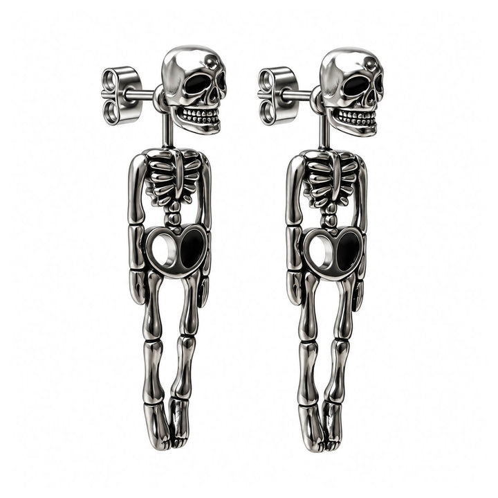 Skull Skeleton Earrings (316L Stainless Steel)