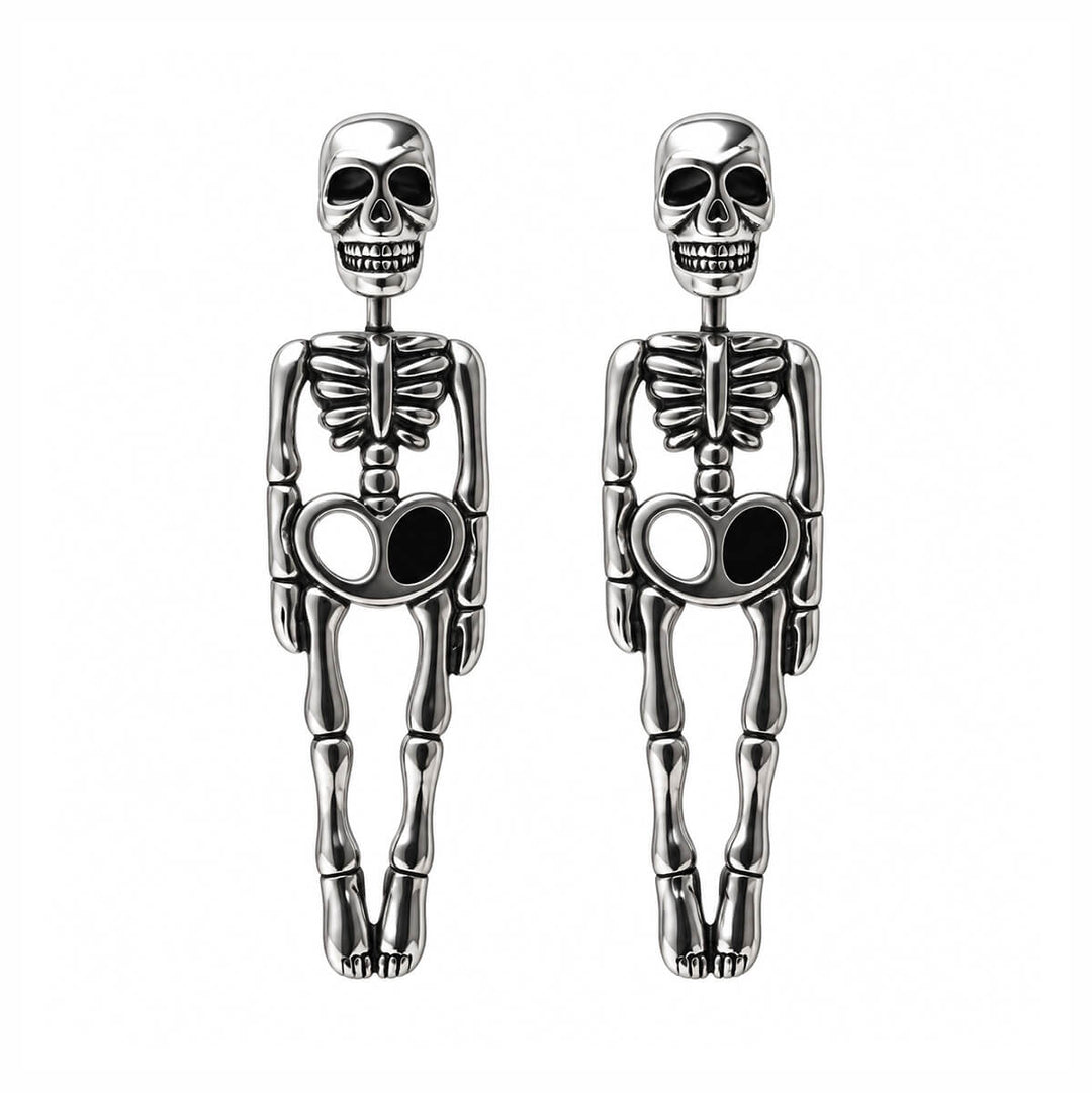 Skull Skeleton Earrings (316L Stainless Steel)