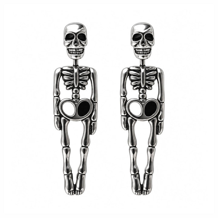 Skull Skeleton Earrings (316L Stainless Steel)