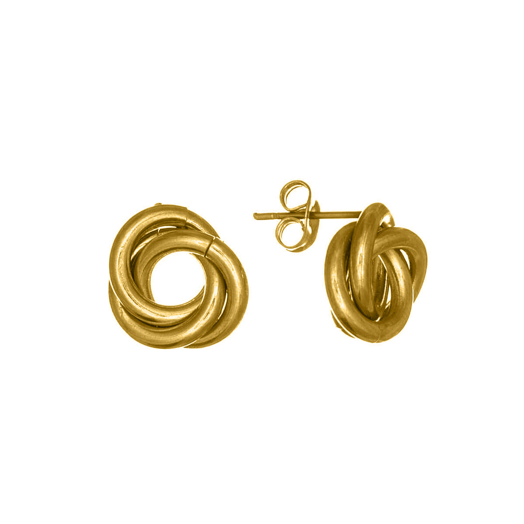 Knot Earrings (316L Stainless Steel) - Ninja.fi