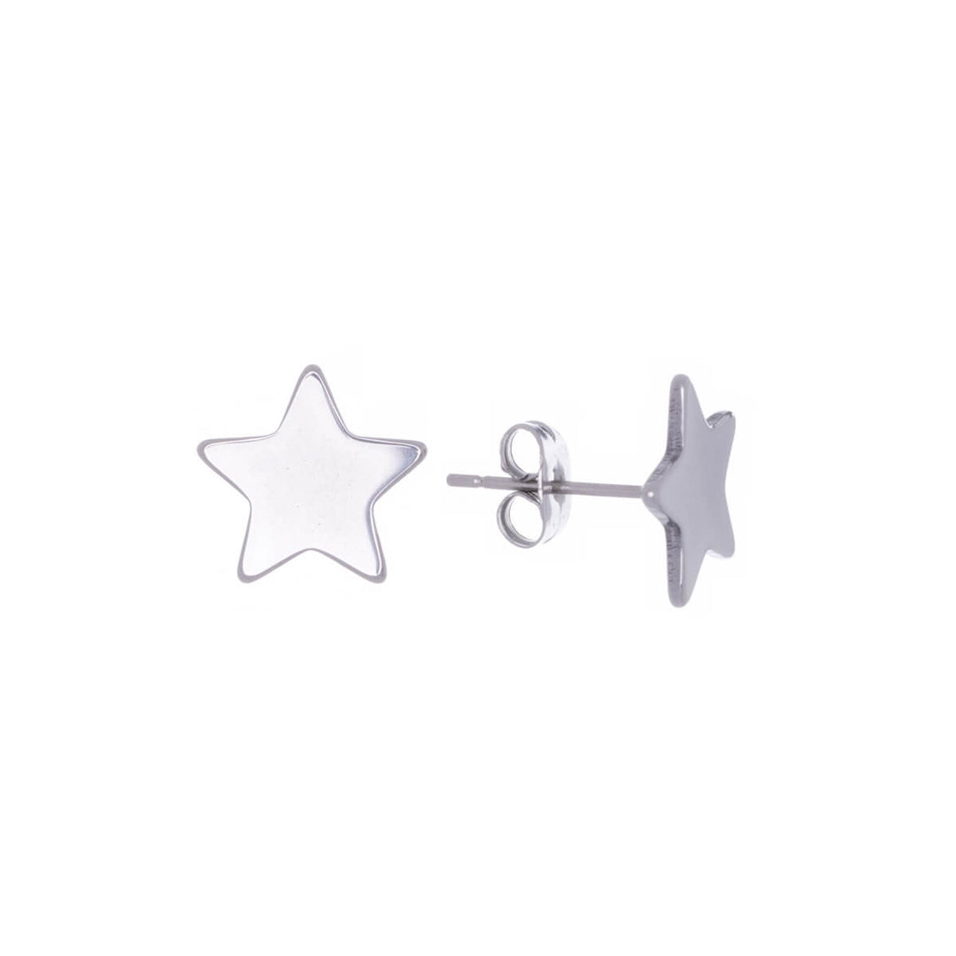 Star earrings (Steel 316L)