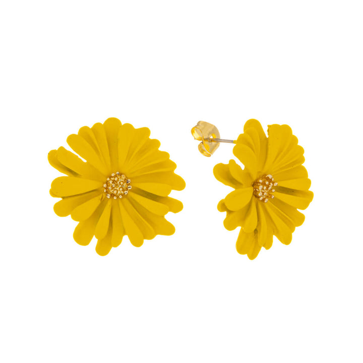 Colourful flower earring (Steel 316L)