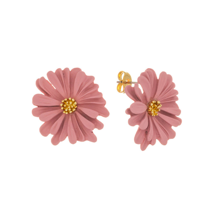 Colourful flower earring (Steel 316L)