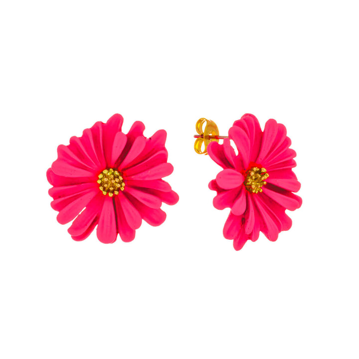 Colourful flower earring (Steel 316L)