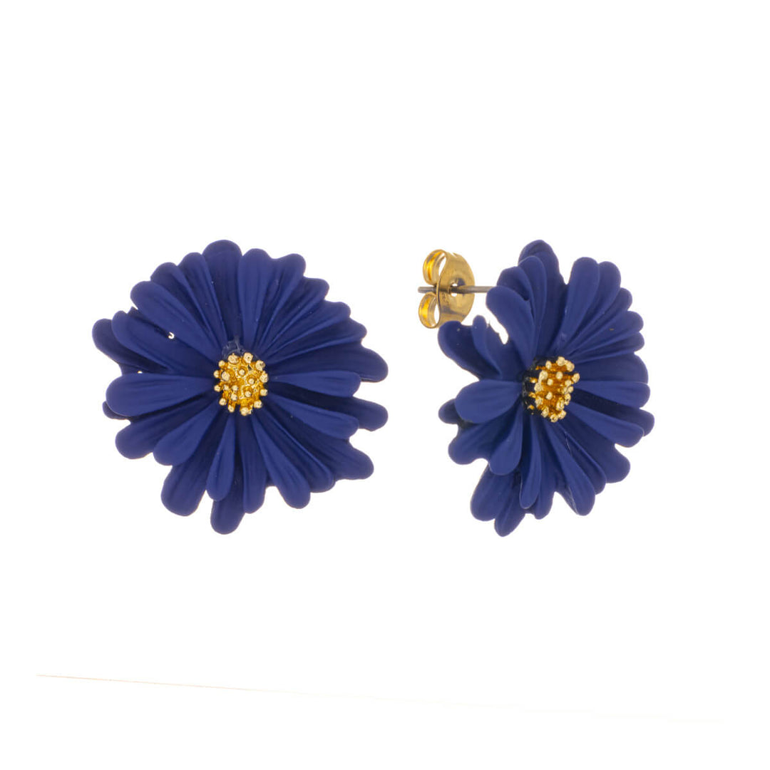 Colourful flower earring (Steel 316L)