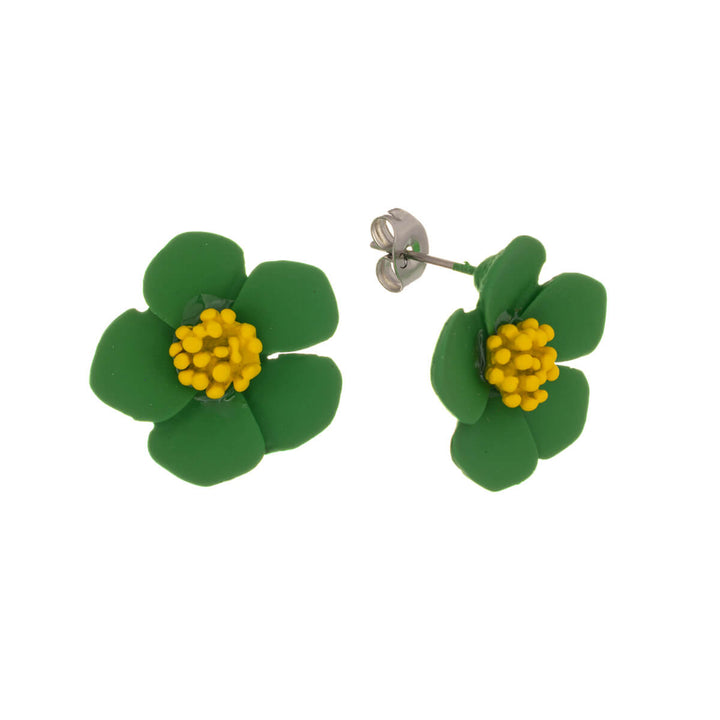 Colourful flower earring (Steel 316L)