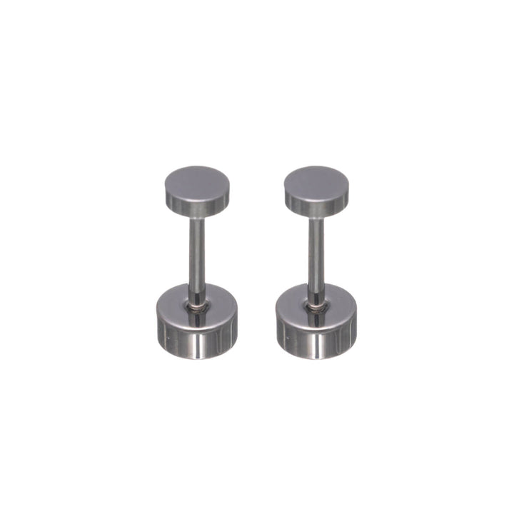 Titanium Stud Earrings 3mm – Screw-on Flat Back (G23)