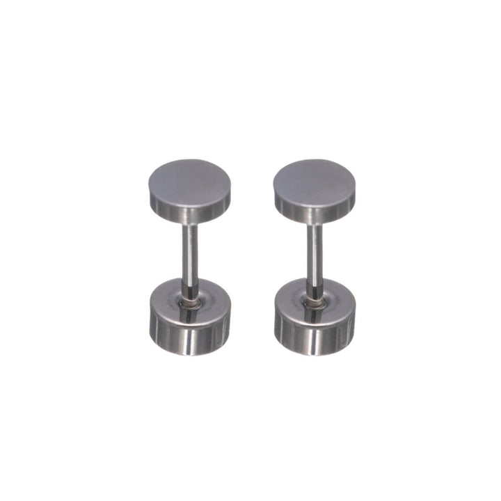 Titanium Stud Earrings 4mm – Screw-on Flat Back (G23)