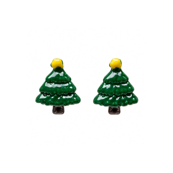 Small Christmas Tree Earrings