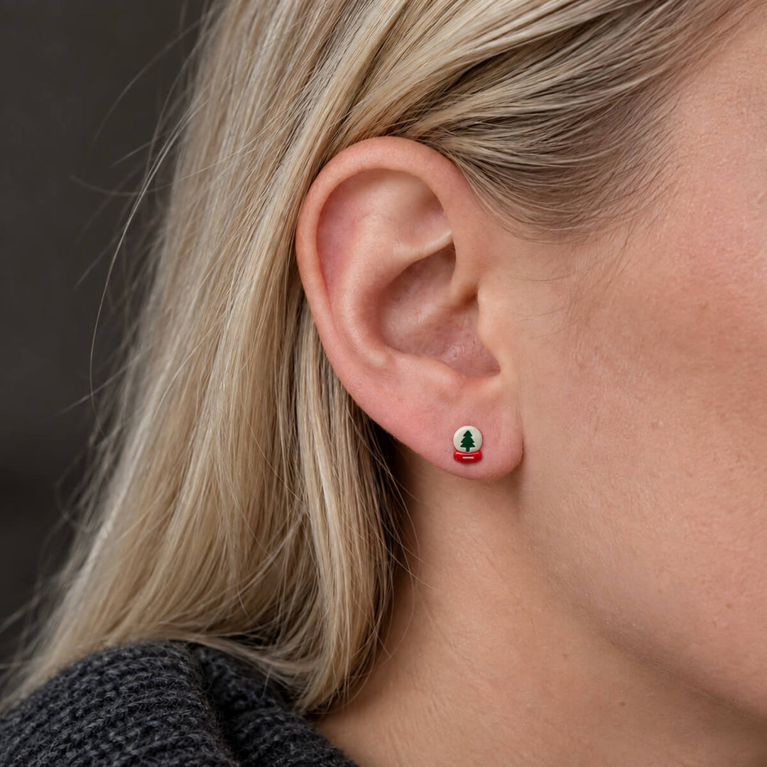 Small Snowflake Earrings