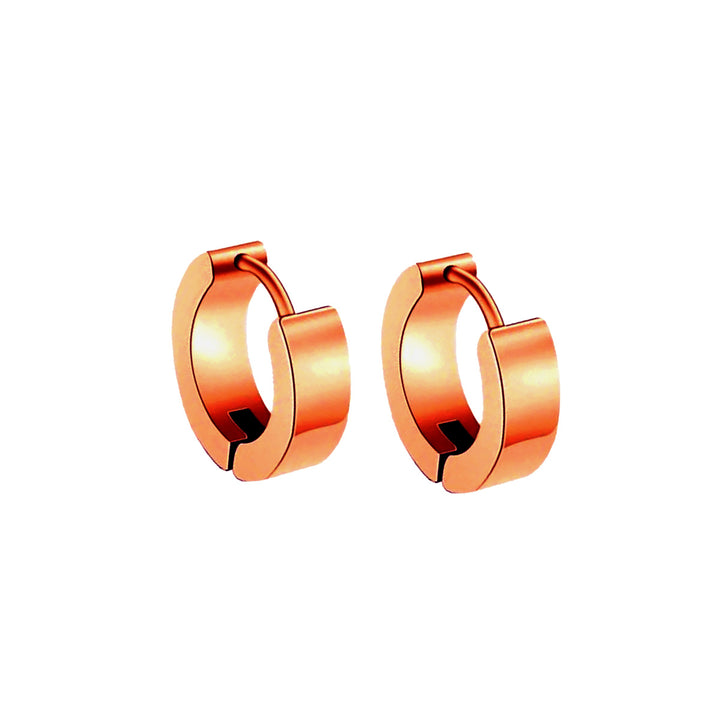 Steel earring hoop earrings 4mm (Steel 316L)