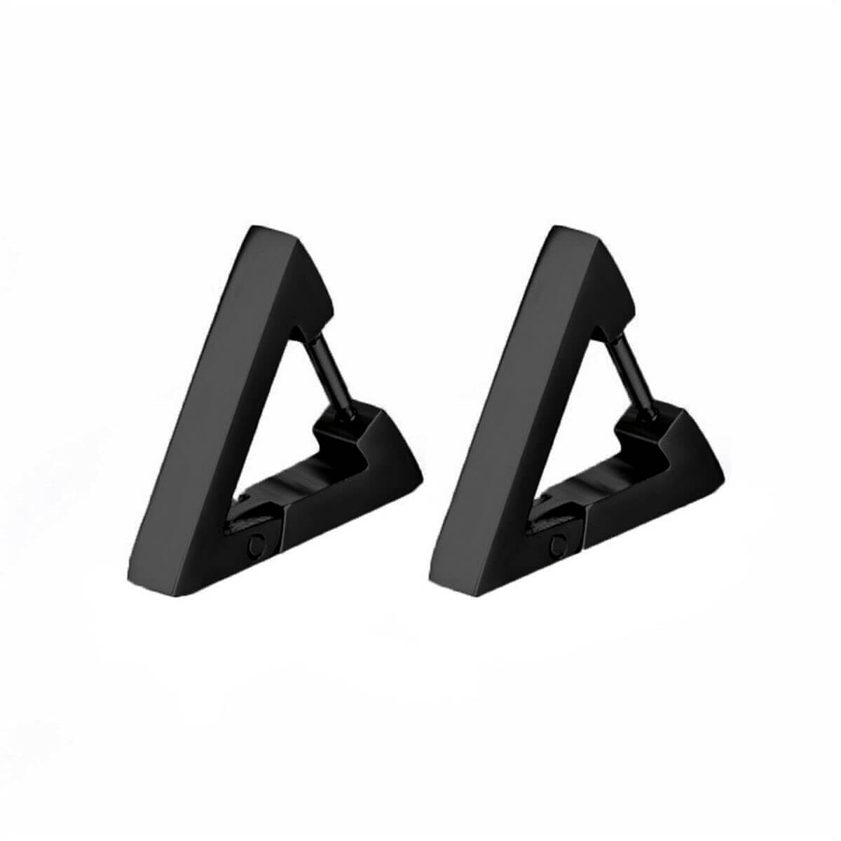 Steel triangle earrings (Steel 316L)