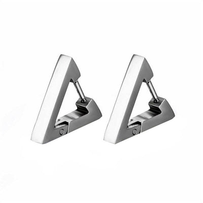 Steel triangle earrings (Steel 316L)