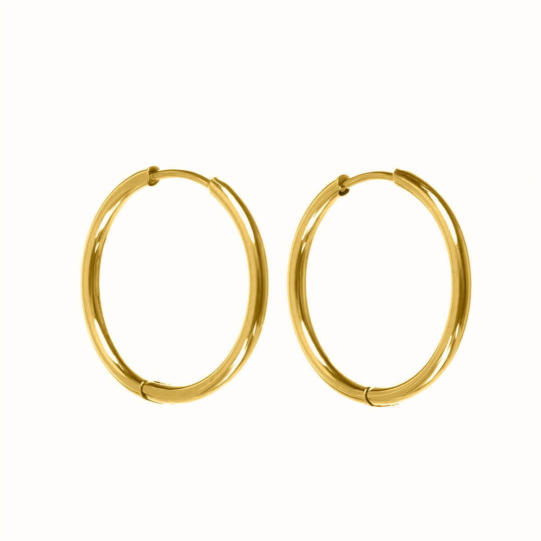 Steel Earrings 20mm (Surgical Steel 316L) - Ninja.fi