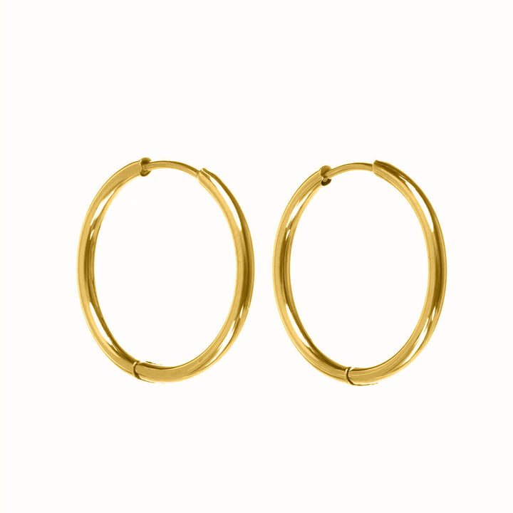 Steel Earrings 20mm (Surgical Steel 316L) - Ninja.fi