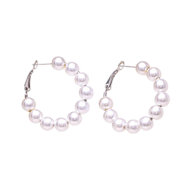 Pearl earrings 3cm (Steel 316L)