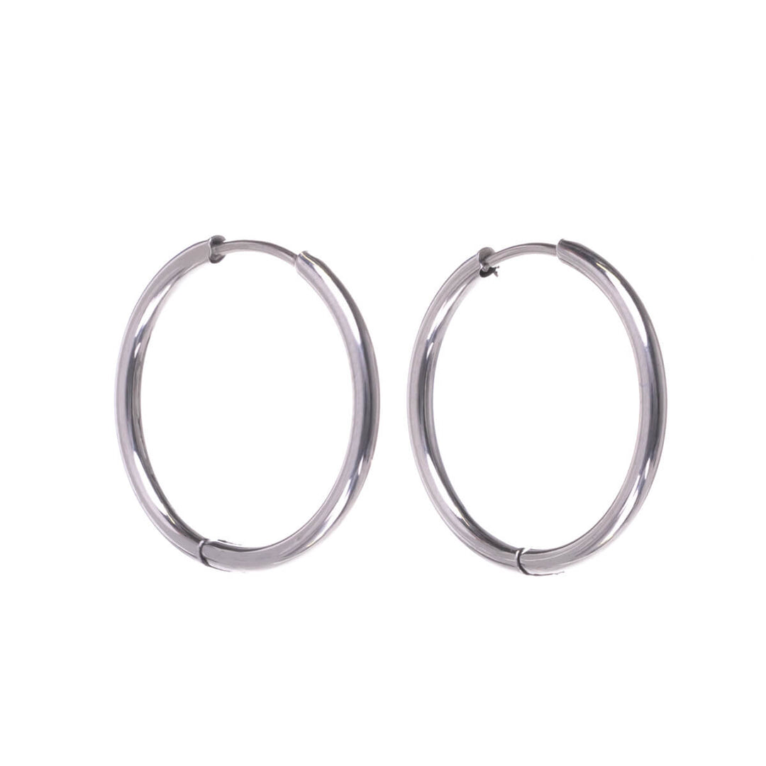 Steel earring 1.6mm 16mm (Steel 316L)