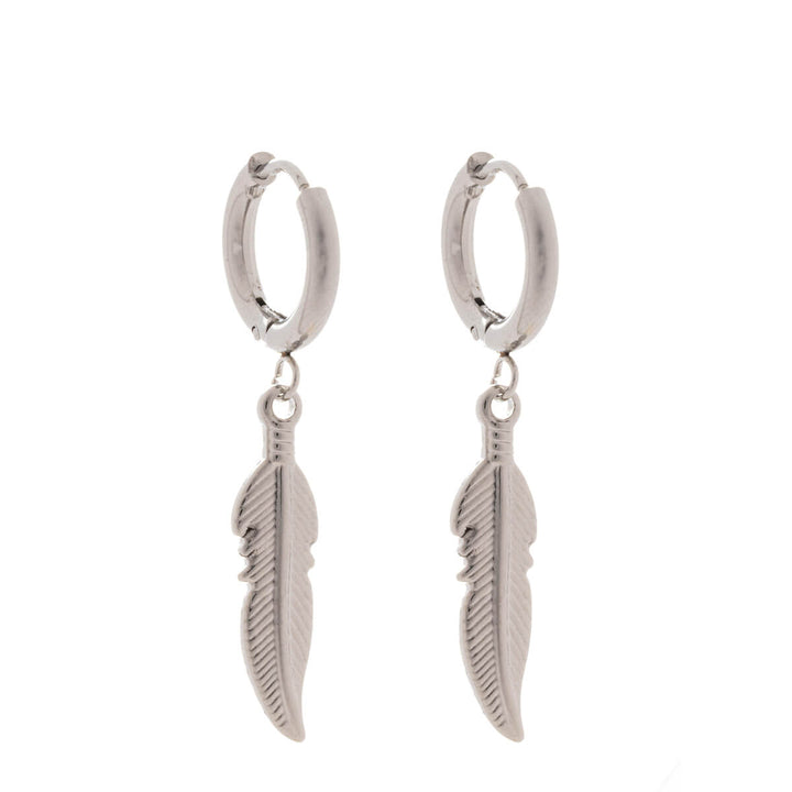 Fob pendant earrings earrings (Steel 316L)