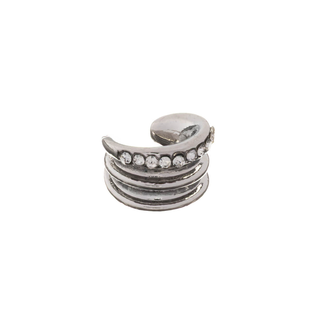 Wide stony cartilage ear cuff
