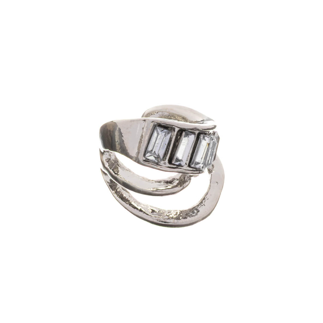 Stone beveled cartilage ear cuff