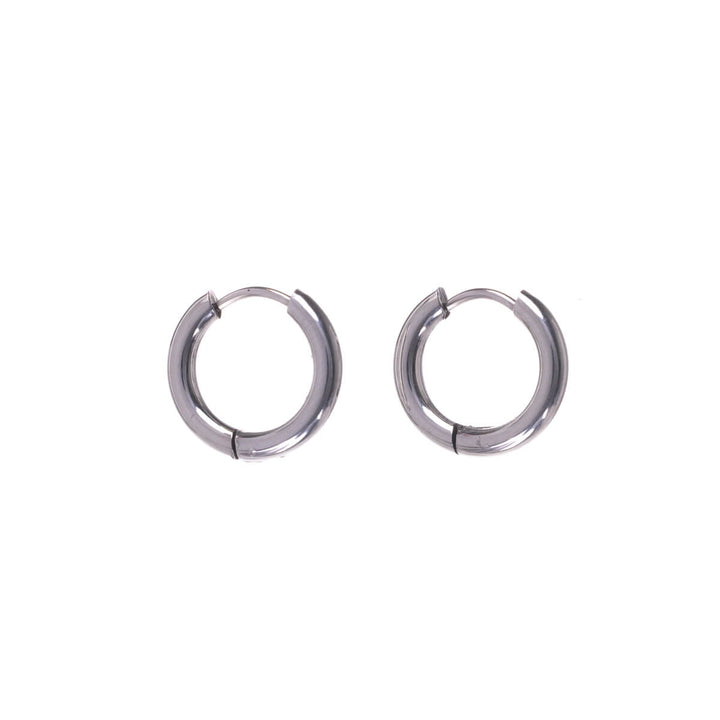 Steel ear rings 3mm 8mm (Steel 316L)