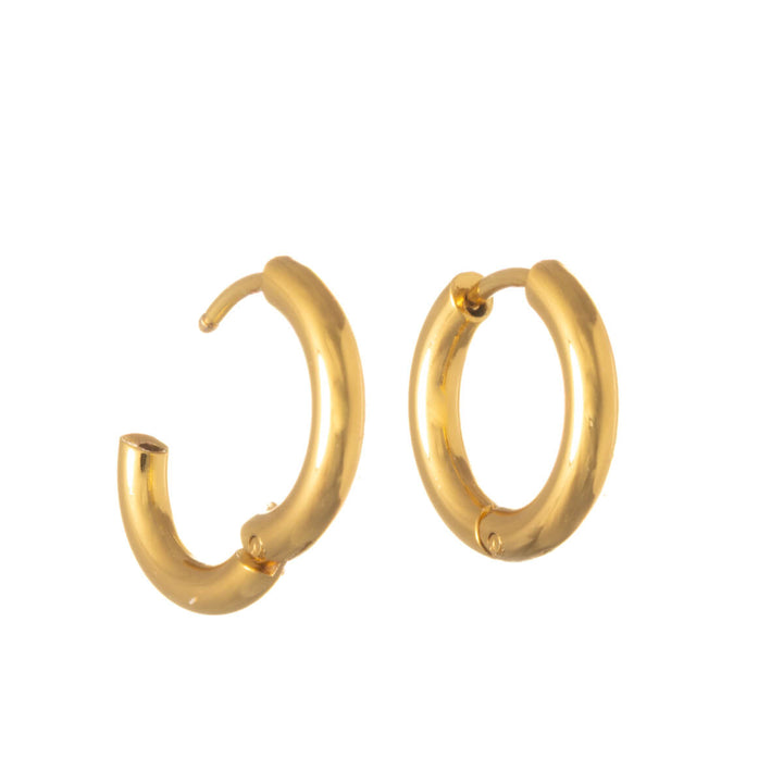 Steel ear rings 3mm 8mm (Steel 316L)