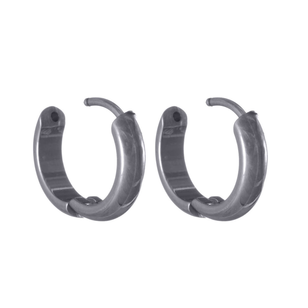 Titanium Ear Rings 10 mm – Rounded G23