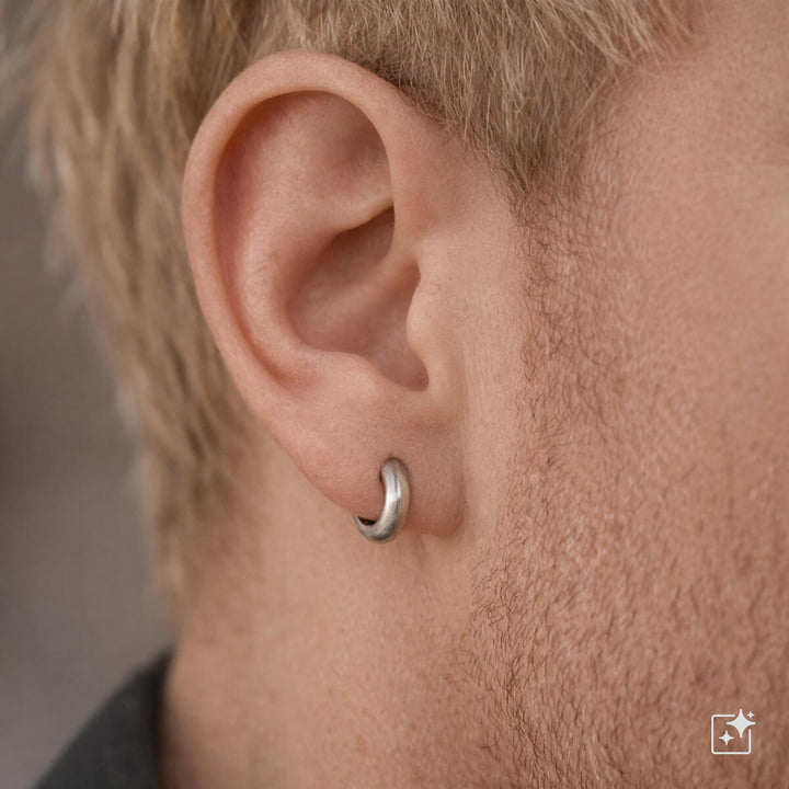 Titanium Ear Rings 8 mm – Rounded G23