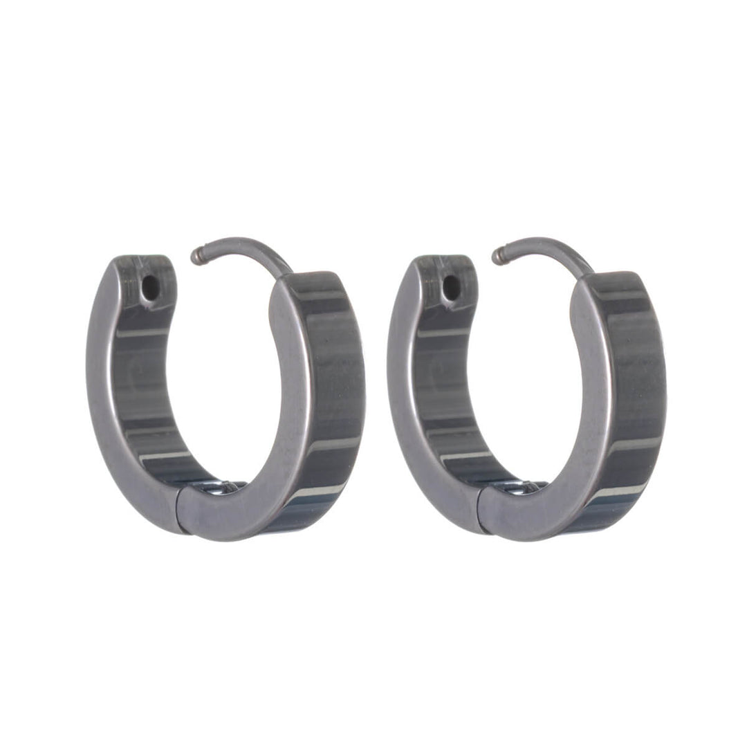 Titanium Earrings 10 mm – Flat G23