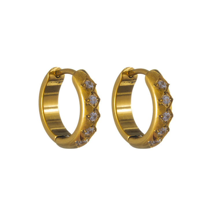 Titanium Zirconia Ear Rings 10mm – G23