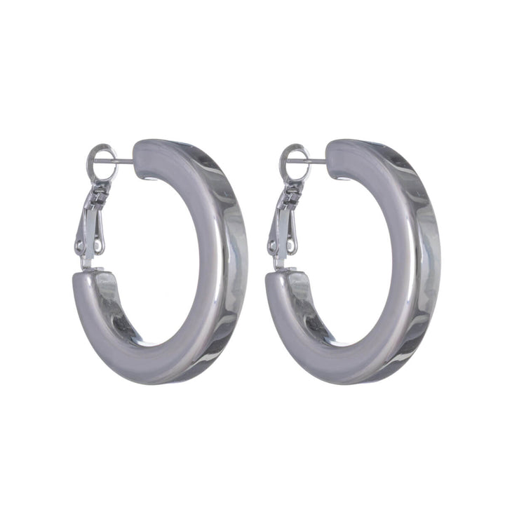 Square Earrings – 3 cm Square Tube (316L Surgical Steel)
