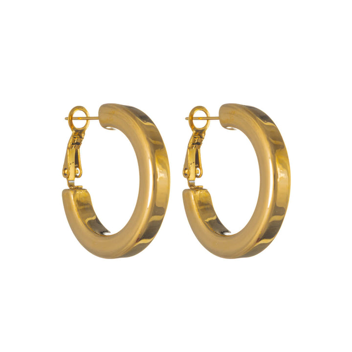 Square Earrings – 3 cm Square Tube (316L Surgical Steel)