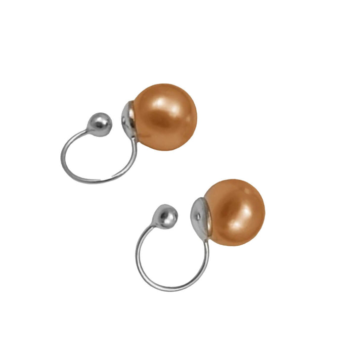 Lightweight pearls Clip-on earrings 8mm