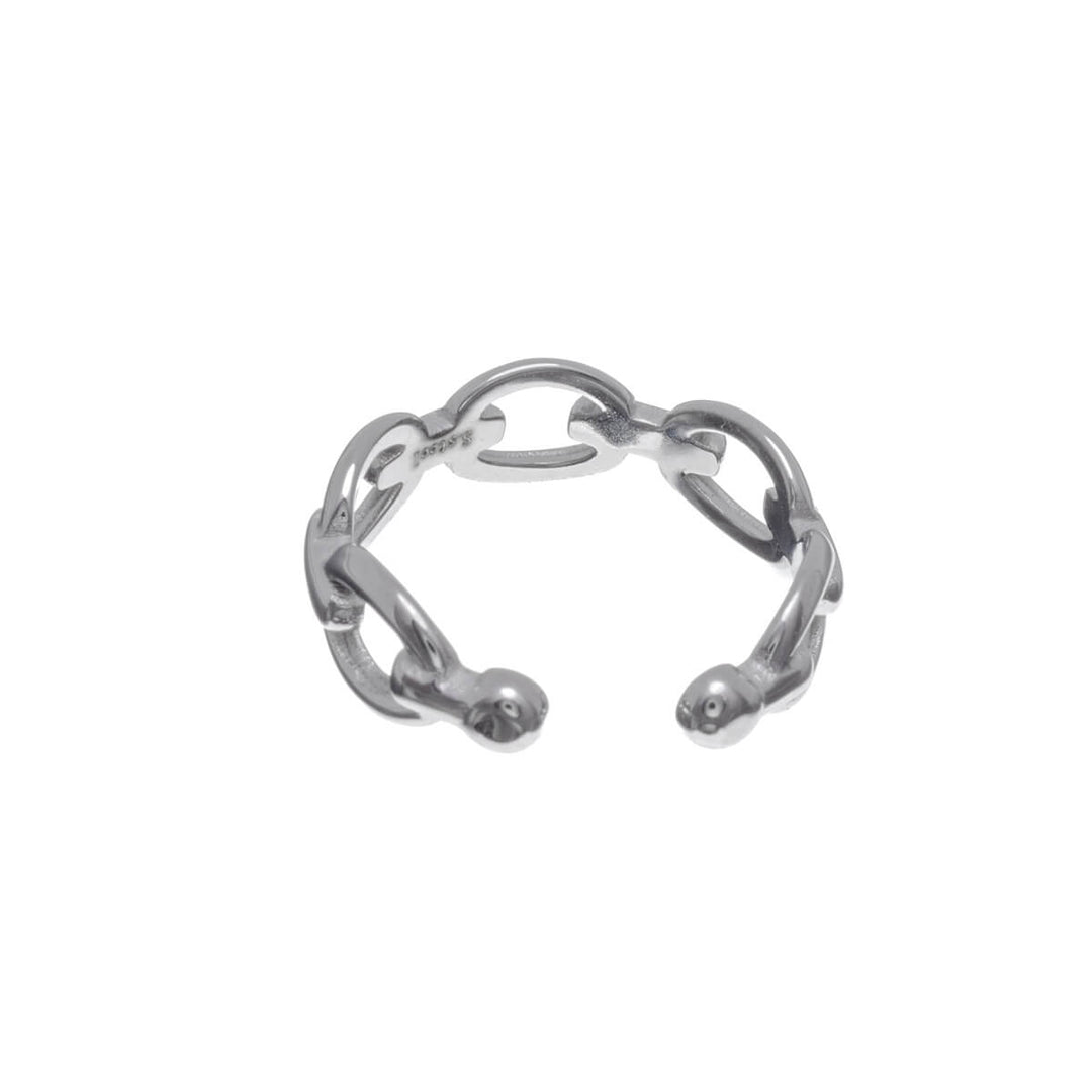 Steel chain ear cuff rust necklace (316L steel)