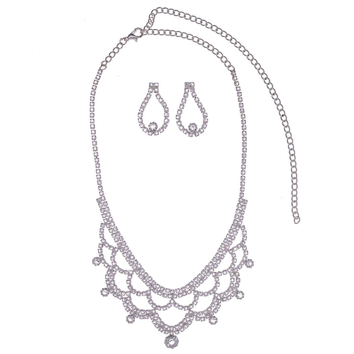 Glass Bead Party Necklace + Earrings - Ninja.fi