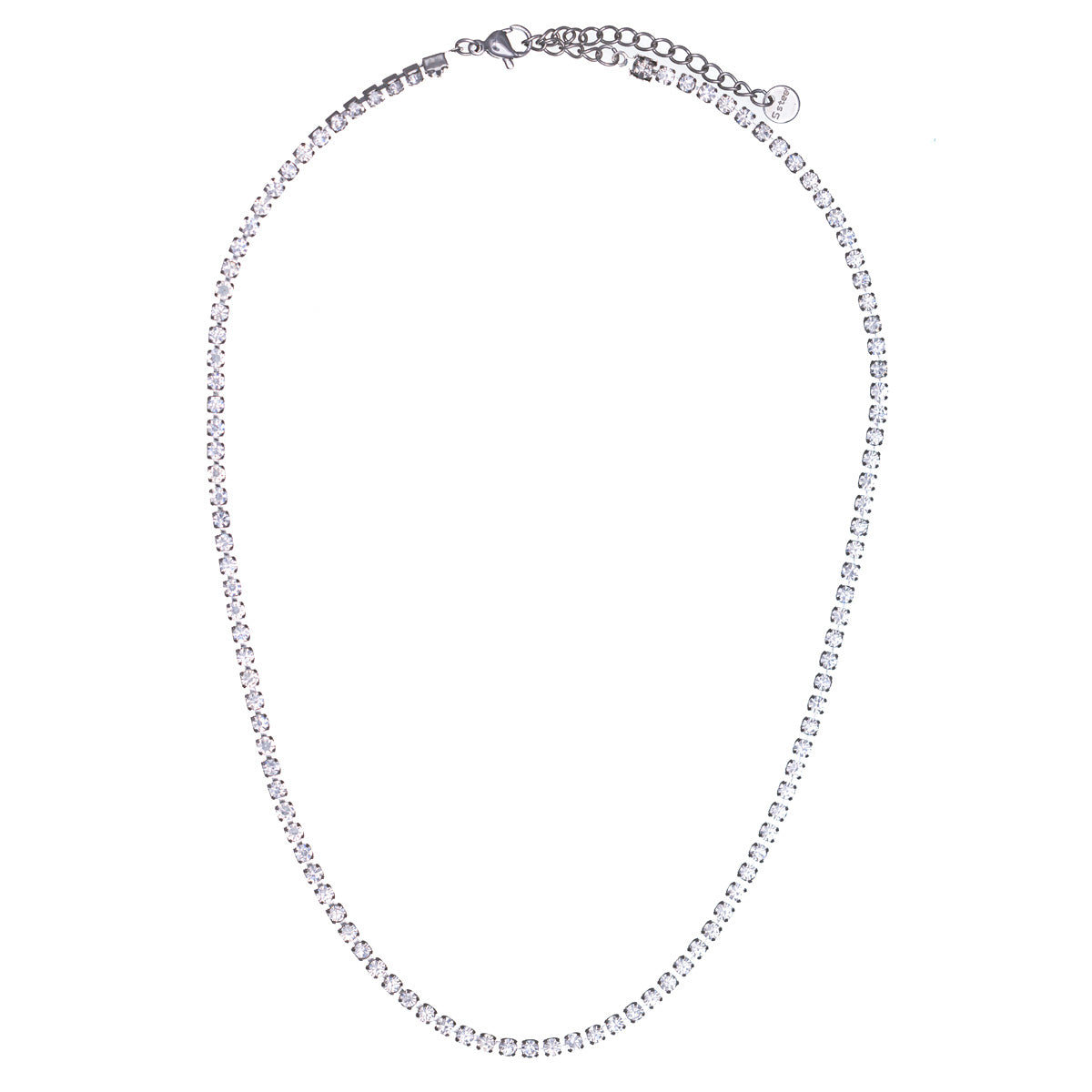 Rhinestone necklace 40.5cm +5cm