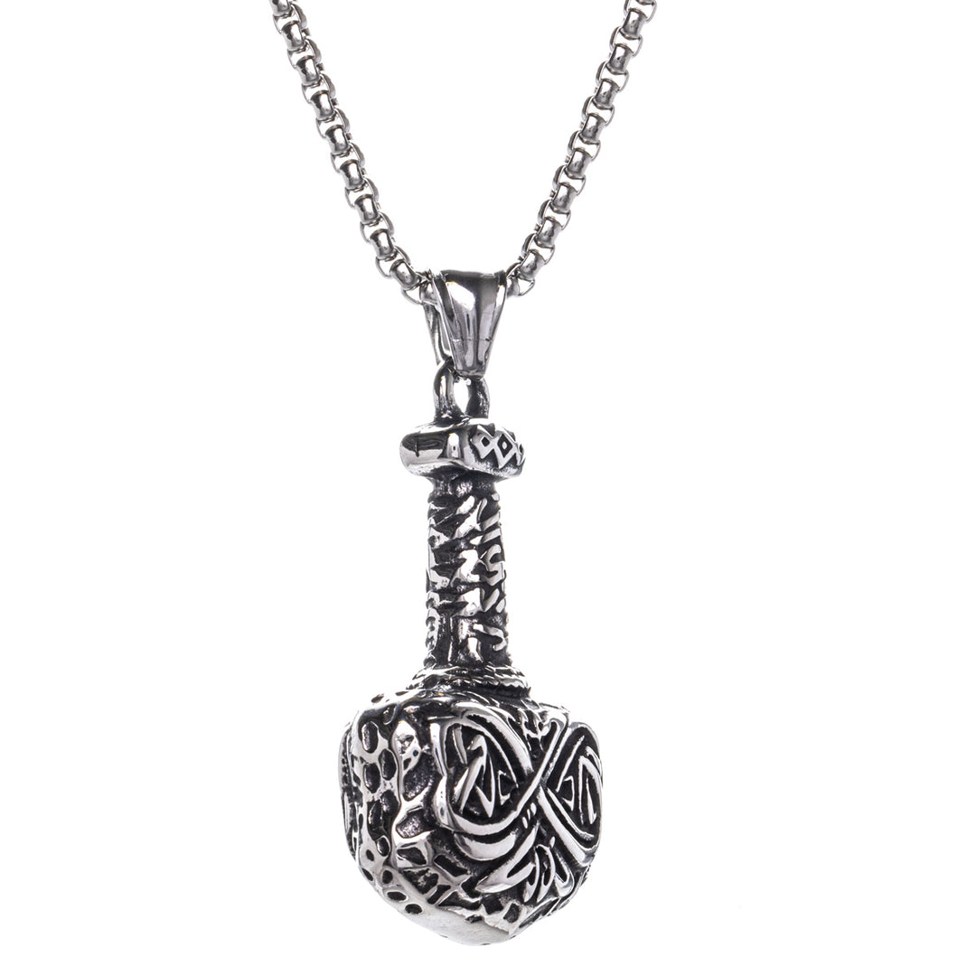 Mjölnir Thorin vasara riipus kaulakoru (Teräs 316L)