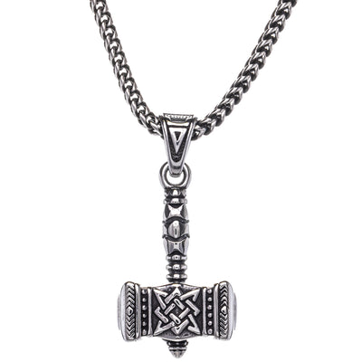 Thor's hammer pendant necklace (Steel 316L)