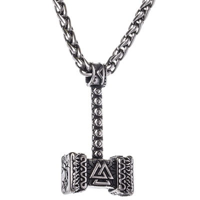 Mjölnir valkyrian pendant necklace (Steel 316L)