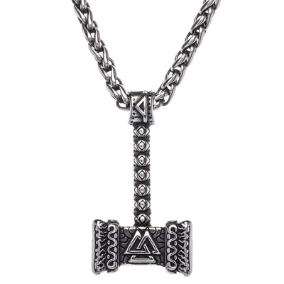 Mjölnir valkyrian pendant necklace (Steel 316L)